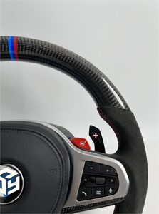 Volante de Fibra de Carbono Personalizado de Alto Rendimiento para BMW Serie 3 4 5 6 7 8 G20 G2X G3X M3 M4 M5 330i <span class=keywords><strong>330e</strong></span> 340i 440i - Product Image 5