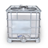 Réservoir IBC en acier inoxydable 304 316 de qualité alimentaire de 500l 1000l 1500l, réservoirs IBC, conteneurs IBC