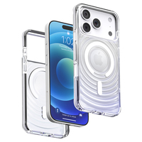 Coque AUREXIONICS à dégradé ondulé pour iPhone 17 Pro avec protection anti-traces de doigts
