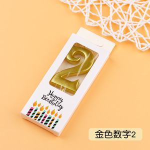 Candele Numeriche Dorate da 0 a 9 per Torta di Compleanno, Decorazioni per Feste e Celebrazioni - Product Image 6