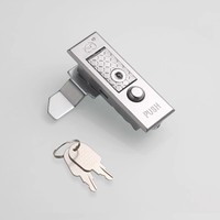Serrure de porte de placard à gâche à encastrer, à déclenchement par compression, en alliage de zinc Longyu MS506