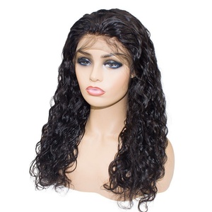 Perruques brésiliennes en cheveux humains ondulés avec dentelle frontale, garanties par Guangzhou, avec baby hair, sans nœuds, sans perte de cheveux - Product Image 2