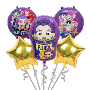 Nuevo juego de globos de papel de aluminio de dibujos animados de cazadores de <span class=keywords><strong>brujas</strong></span> de Anime para decoraciones de escena de fiesta de cumpleaños al por mayor - Product Image 4