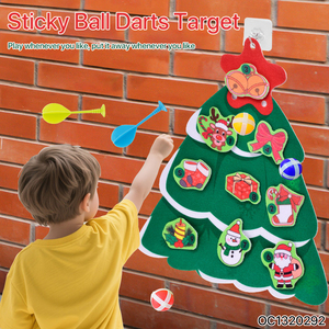 Ensemble <span class=keywords><strong>de</strong></span> jeu <span class=keywords><strong>de</strong></span> fléchettes pour enfants, décoration <span class=keywords><strong>de</strong></span> Noël sportive à faire soi-même, avec <span class=keywords><strong>boule</strong></span> à lancer et cible - Product Image 3