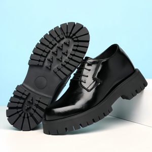 Chaussures habillées Oxford <span class=keywords><strong>style</strong></span> <span class=keywords><strong>italien</strong></span> pour hommes, en cuir véritable, respirantes, rehaussantes, pointures 38-47, pour l'automne – Meilleures ventes - Product Image 5