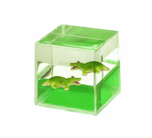 スクエアキューブアクアオイルキュービックウォーター液体マリンパークアクアリウムブロックオーナメントデスクトップデコレーションと販促用おもちゃ - Product Image 6