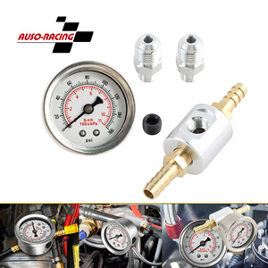 เกจวัดแรงดันน้ำมันเชื้อเพลิงอเนกประสงค์ Aosu สำหรับรถยนต์ 0-160Psi แบบอนาล็อก พร้อมอะแดปเตอร์แบบ T ขนาด 18NPT สำหรับ Honda Acura Mitsubishi - Product Image 5