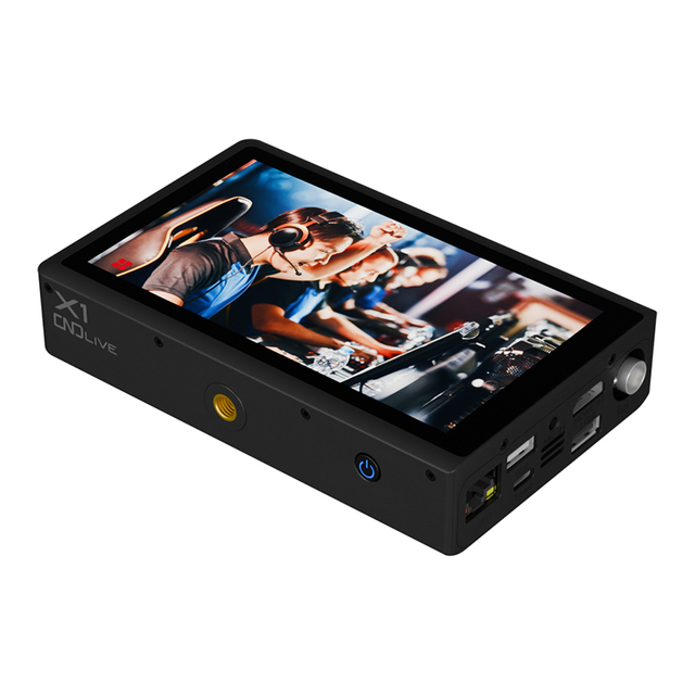 X1 H265 SDI/HDMI 4G Bonding Encoder Live Streaming Encoder With 5.5 Inch Touch Screen