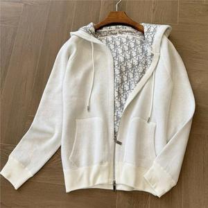 Giacca con Cappuccio in Spandex a Doppia <span class=keywords><strong>Cerniera</strong></span>, <span class=keywords><strong>Cardigan</strong></span> Lavorato a Maglia, Moda Autunno 2025 per Uomo e Donna - Product Image 1