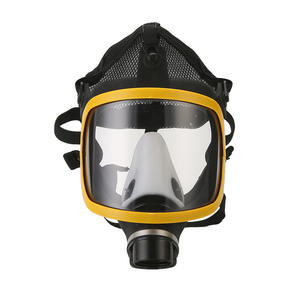 Masker <span class=keywords><strong>Gas</strong></span> Full Face <span class=keywords><strong>MF14</strong></span> dengan Bingkai Kuning Kustom Pabrik untuk Perlindungan Kimia, Cat, dan Biokimia dari H2S/CO - Product Image 1