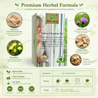 Sachets de Tisane Détoxifiante pour les Reins : Mélange de Pissenlit, Chardon, Racine de Kudzu et Réglisse – Boisson Quotidienne Bien-être