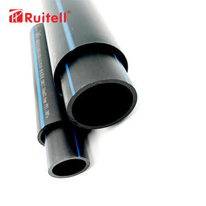 Câble de communication souterrain Boîtier de protection Tuyau ondulé à <span class=keywords><strong>double</strong></span> <span class=keywords><strong>paroi</strong></span> en HDPE <span class=keywords><strong>noir</strong></span> Tuyau de filetage à haute résistance - Product Image 3