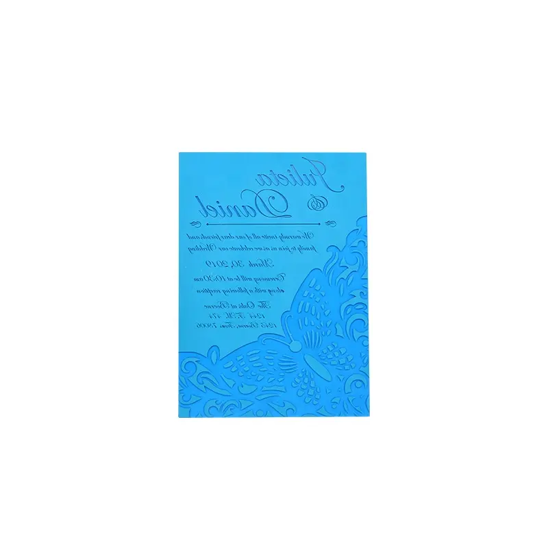 卸売バレンタインデーカード結婚式の招待状黒の結婚式のカード高級カスタマイズ結婚式のアクリルの招待状