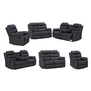 Nhà máy trực tiếp Hot Bán thiết kế hiện đại sofa Set đồ nội thất phòng khách đồ nội thất 3 + 2 + 1 Recliner sofa bộ ghế ngồi có thể ngả ghế couch - Product Image 3
