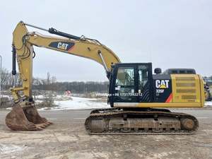 Excavatrice sur chenilles Caterpillar d'occasion Cat 326FLN d'origine, matériel de construction d'occasion, vente en gros d'excavatrices - Product Image 2