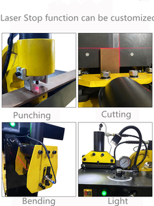 VHB-401A Hydraulic Busbar Processing <b>Machine</b> Industrial Automatic Multi-Functional for Cutting <b>Bending</b> Punching Busbars ≤ 200mm - Product Image 2