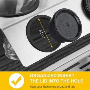 Asun — support de bouteilles de Soda en acier inoxydable, égouttoir, à goutte, avec tapis de séchage, - Product Image 4