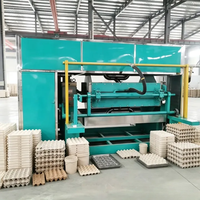 Mesin Pembuat Wadah Telur 1500pcs/jam, Mesin Cetak Pulp 30 Sel Semi-Otomatis dengan Pengeringan Kiln Bata untuk Usaha Baru di Pedesaan