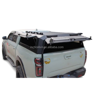 4x4 Off-Road Aluminium Acier <span class=keywords><strong>Hard</strong></span> <span class=keywords><strong>Top</strong></span> Pickup Camion Lit Auvent Couverture Rack Box pour <span class=keywords><strong>Ford</strong></span> F150 & <span class=keywords><strong>Ranger</strong></span> Perfect Fit Hardtop Topper - Product Image 5
