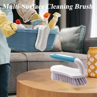 Brosses de nettoyage multifonctionnelles robustes en plastique à poils rigides pour salle de bain, cuisine, douche et vaisselle