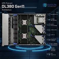 Serveur en rack HPE ProLiant DL380 Gen112U, double processeur Intel Xeon Scalable de 4e génération, 32 Go de DDR5, 8SFF, serveur en rack haute performance pour l'IA