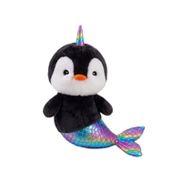 Boneka Bayi Lucu Gajah Putri Duyung Hewan Boneka Isi Dakron Plushie Kustom Maskot Kustom Plush OEM ODM Desain Kustom untuk Hadiah Anak