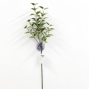 Banian-plantas artificiales <span class=keywords><strong>de</strong></span> plástico, árboles, bonsái, hojas <span class=keywords><strong>de</strong></span> goma, decoración <span class=keywords><strong>de</strong></span> hojas, 5 cabezales - Product Image 2