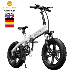 De gros 3 fold vélos adultes-Vélo électrique pliant de 26 pouces, vtt Fat Bike A20F, moteur de ville, tout-terrain, bicyclette à pneus larges