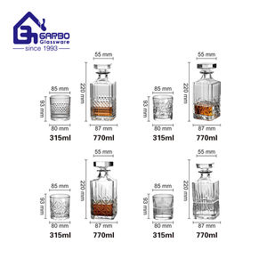 Bouteille spéciale de vin et de <span class=keywords><strong>whisky</strong></span> avec couvercle en cristal, 700ml, pour bar ou hôtel - Product Image 6