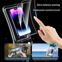Étuis de téléphone universels étanches pour divers modèles iPhone Xiaomi Samsung Ultra, housse de natation style airbag, triple étanchéité