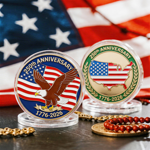 Monedas Conmemorativas Personalizadas del 250 Aniversario de EE. UU., Medallones y Fichas del Desafío de la Independencia Americana, Fábrica Certificada para Grandes Marcas - Product Image 5