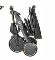 Soins pour bébé 4 en 1 enfant poussette tricycle tricycle à 3 roues fille pousser tricycles enfant en bas âge pour tricycle