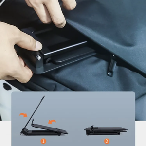 Supporto da Tavolo Pieghevole e Regolabile in Lega di Alluminio per Telefono e Tablet, Antiscivolo con Silicone, per Ufficio, Casa, Videochiamate, Universale - Product Image 6