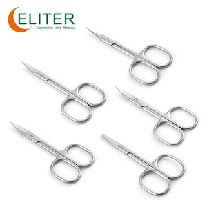 Eliter, venta al por mayor, herramientas de belleza, hoja curva clásica, tijeras para cutículas de acero inoxidable, tijeras para cutículas, tijeras para manicura y pedicura - Product Image 3