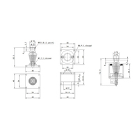 Aksesori Printer 3D Kepala Ekstrusi Berpendingin Air Nosel Tunggal Kit Ekstruder Hot End Berpendingin Air E3D Kepala Cetak Berpendingin Air