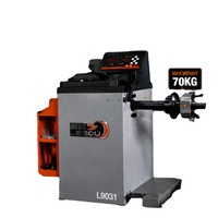 Équipement de service automobile tout-en-un pour ateliers : aligneur de roues 3D et équilibreur de pneus avec capacité de 70 kg et 200 tr/min LEO L9031