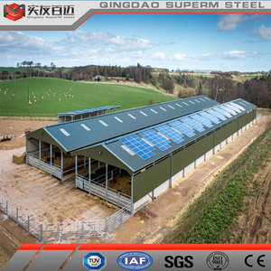 Fournisseur de la Chine Structure en acier léger préfsbriqué ferme moutons hangar à bétail grange avec un bon prix - Product Image 2