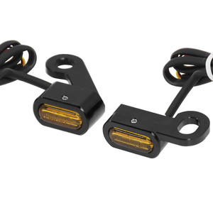 Mini-feux de moto, clignotants LED, adaptés aux accessoires de modification des clignotants Harley Glide et Softail - Product Image 5