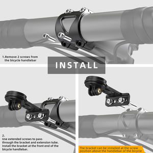 Support de compteur de vélo CYCLAMI personnalisé <span class=keywords><strong>pour</strong></span> les modèles 25 1030, support de <span class=keywords><strong>guidon</strong></span> de vélo avant, phare, caméra - Product Image 4