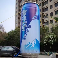 3m-10m Bouteille de bière gonflable en PVC personnalisée Sprite Events Outdoor Exhibition Gonflable Bottle