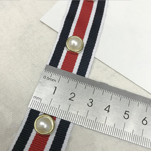 All'ingrosso materiale per perline trivelle a caldo con nastro catena fai da te accessori per vestiti gioielli fatti a mano in <span class=keywords><strong>pizzo</strong></span> di perle in rilievo di Texxtile cucito - Product Image 3