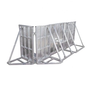 Barrières de contrôle des foules mobiles en alliage d'aluminium pour l'extérieur, barrière de contrôle des foules <span class=keywords><strong>Mojo</strong></span>, clôture de sécurité pour festival de musique - Product Image 3