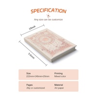 Impression de livres reliés de luxe, format A5, impression numérique sur papier d'art avec dorure et bords vaporisés, édition de livres, manuels scolaires