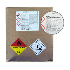 Nouryon Perkadox GB-50L poliester tak berawak agen penyembuhan <span class=keywords><strong>resin</strong></span> akrilik akselerator BPO pengeras - Product Image 5