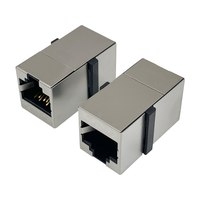 Conector de red 8pin CAT5 Cat6 RJ45 adaptador conector cat6a CAT5e Jack RJ45 conector hembra RJ45 divisor modular Jack