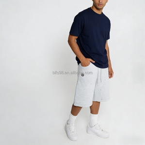 Pantalones Cortos Deportivos Casuales para Hombre, Nuevos de Verano, con Bordado, Estampado y Pedrería, Ideales para el Gimnasio - Product Image 2