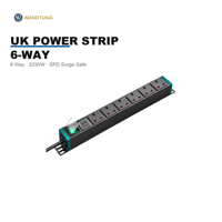 Multiprise UK haute capacité pour rack de serveur, unité de distribution d'alimentation (PDU), système de gestion de l'alimentation fiable et sûr