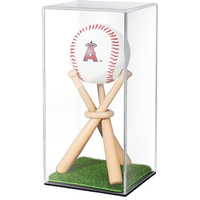 Boîte de présentation multi-sports en acrylique haute transparence pour golf, softball, basketball, football - Collection d'art et de mode