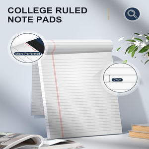 Blocchi <span class=keywords><strong>Note</strong></span> Bianchi Formato Lettera <span class=keywords><strong>8</strong></span> X 5 a Righe Larghe, 30 Fogli per Blocco, con Rilegatura Termica, Formato A4 - Product Image 4