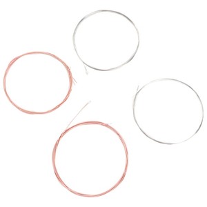 8 pezzi Set di corde mandolino assortimento parti di ricambio in acciaio inox accessori per giocatori - Product Image 1